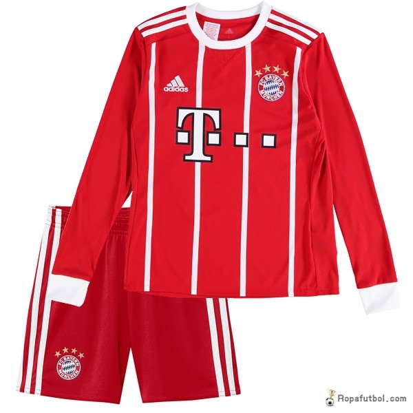 Camiseta Bayern Munich Replica Primera Ropa ML Niños 2017/18